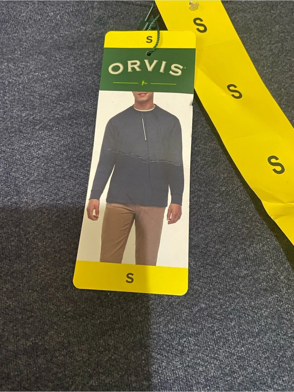 Orvis Mens S Black Crewneck Sweatshirt Cotton Blend Casual Pullover Soft NWT